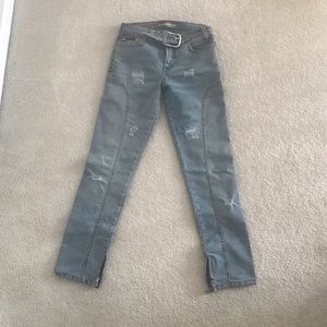 D&G Dolce & Gabbana Distressed Skinny Jean SZ 27